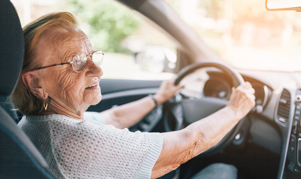 Senior Woman Driving